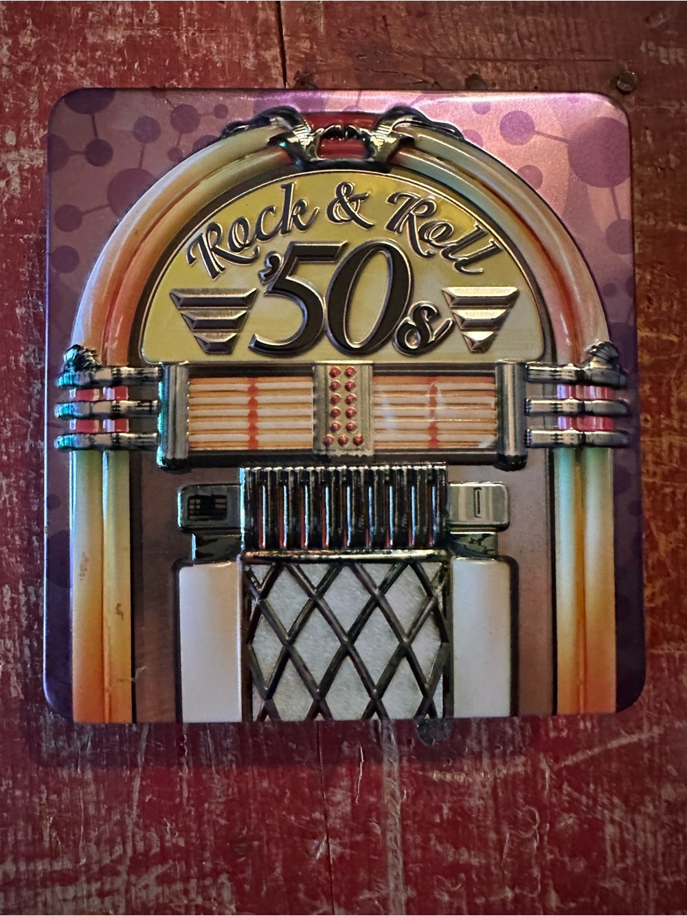 ⭐️ 3 CDs Rock & Roll 50s Jukebox in Decorative Tin